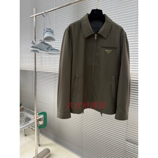 潮流简约休闲翻领夹克长袖 欧美韩版 上衣外穿 2026春季 户外外套男士