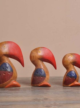 实木美观东南亚桌面摆件包邮