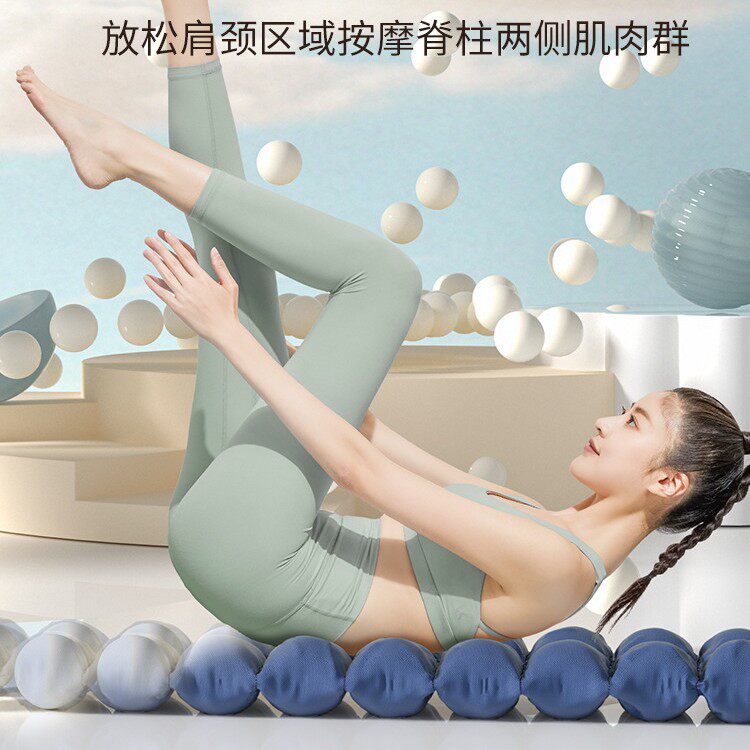 普拉提毛毛虫spinefitter脊柱肌肉放松脊椎按摩器棒腰背部脊柱球