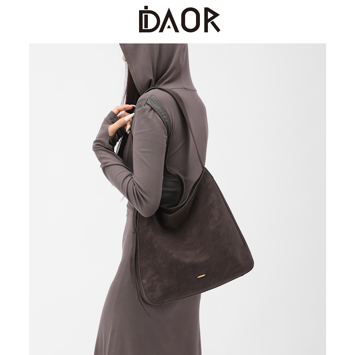 DAOR静夜水桶包大容量通勤托特包