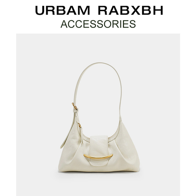 URBAMRABXBH极简真皮hobo腋下包