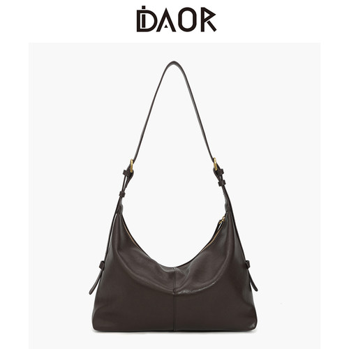 DAOR简行hobo包包牛皮通勤腋下包