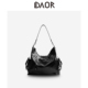 DAOR赵昭仪同款 tag双袋hobo托特包女2025新款 大容量单肩斜挎包包