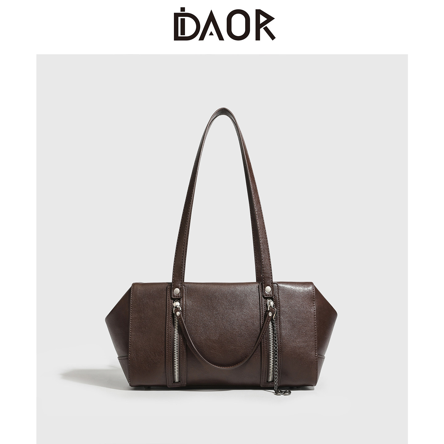 【卢昱晓同款】DAOR植鞣牛皮腋下包包女2025新款鞣光吐司包单肩包,箱包皮具/热销女包/男包,腋下包,淘宝优惠券,粉丝福利购,淘宝优惠卷