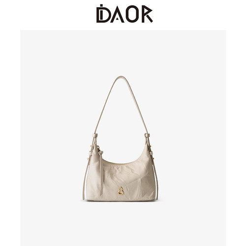 DAOR金元HOBO包褶皱牛皮腋下包