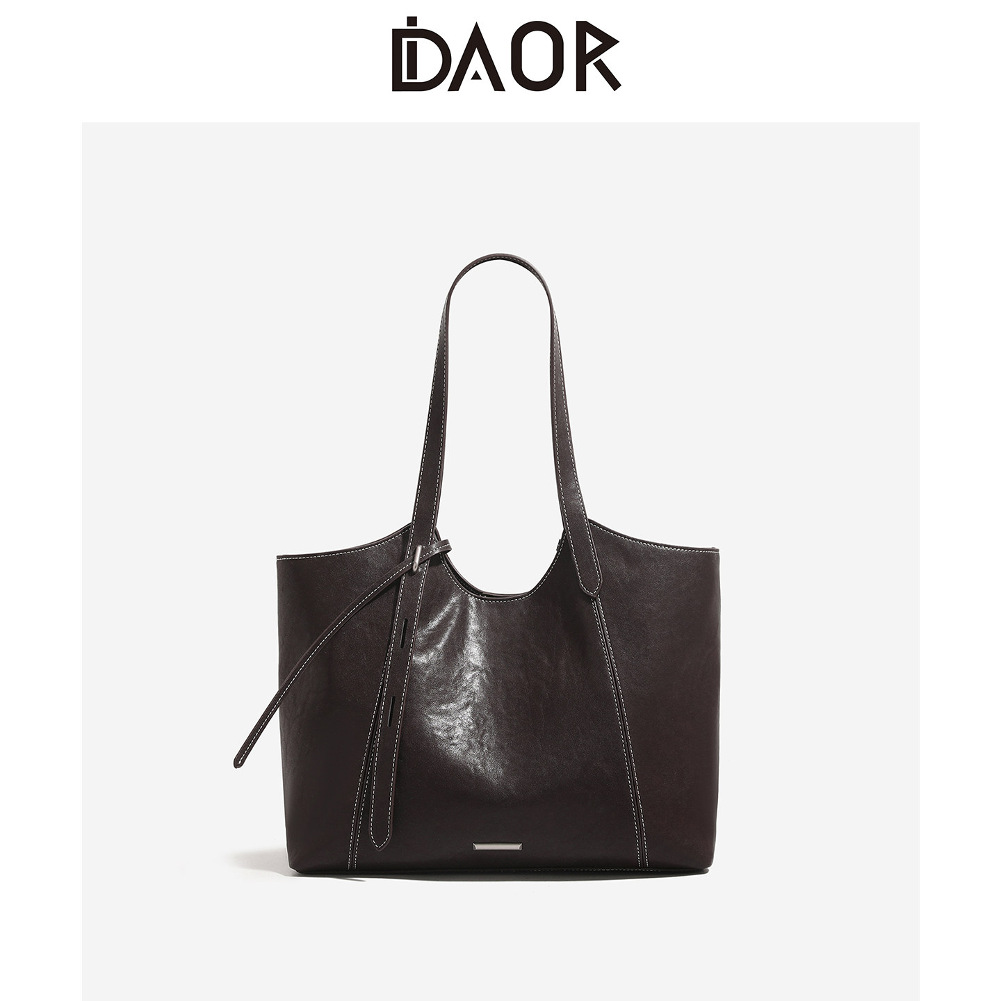DAOR静风托特包植鞣牛皮腋下包包女2025冬季新款高级感通勤单肩包,箱包皮具/热销女包/男包,托特包,淘宝优惠券,粉丝福利购,淘宝优惠卷