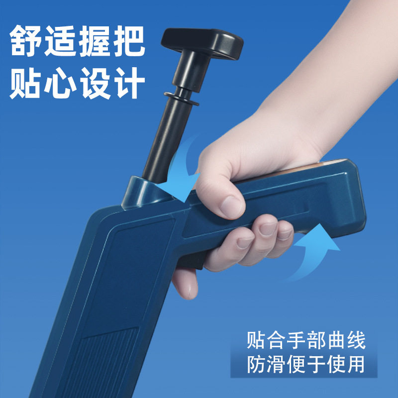 管道疏通器通下水道厕所堵塞一炮通工具高压不锈钢方形器新款