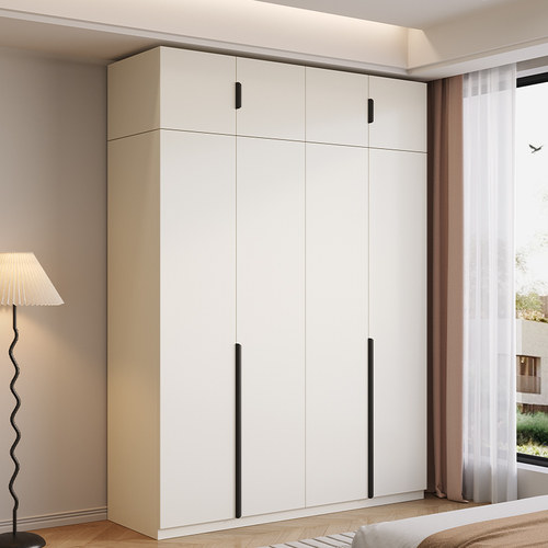 衣柜家用卧室全实木简易组装儿童衣橱经济型出租房用收纳定制柜子