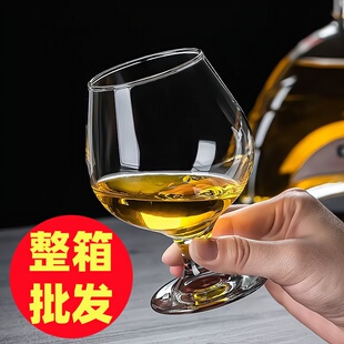 整箱批发水晶玻璃白兰地专用杯洋酒杯高脚无铅杯威士忌酒杯矮脚杯