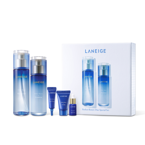 兰芝水凝新生致美焕颜水乳水凝套装保湿补水改善细纹