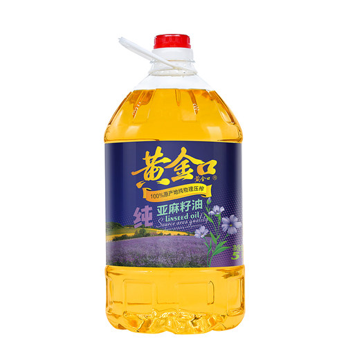 福达坊亚麻籽油5L物理压榨工艺可辅食可月子用冷榨可日炒