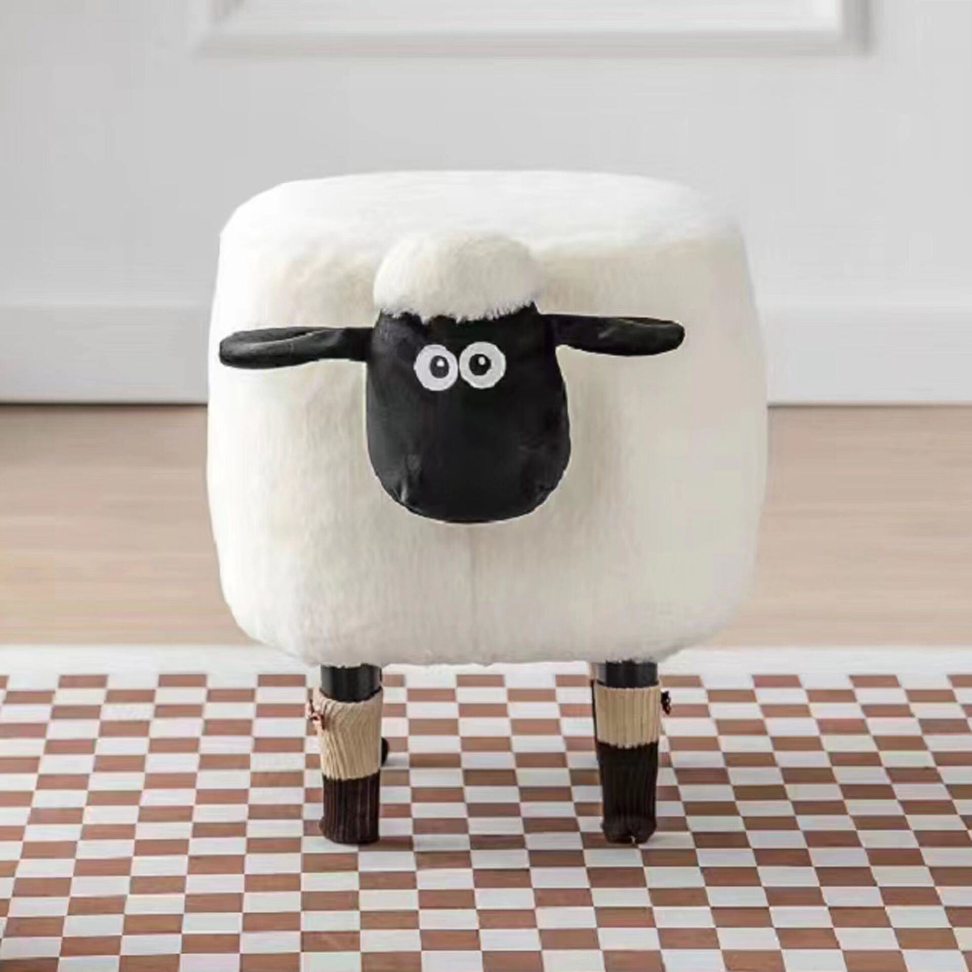 小羊肖恩实木成人承重颜值非常高