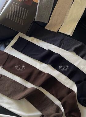 质量巨好~微压显瘦过膝袜~时尚版型美腿强货灰色大腿袜纯棉秋冬女