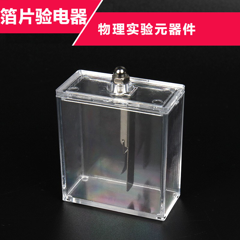 泊片验电器静电摩擦起电实验器材初中物理电学实验教学实验学具