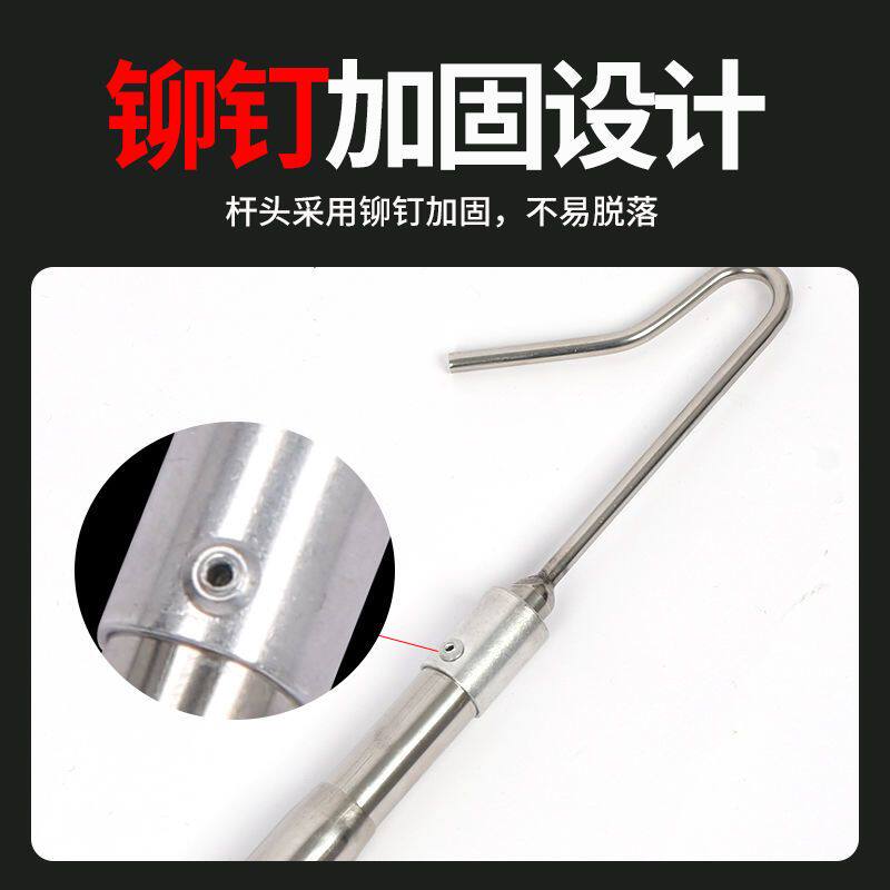 野外抓鸡神器逮鸡钩子捉鸡工具养殖场捕鸡鸭鹅脚套捉鸡钩户外捕捉