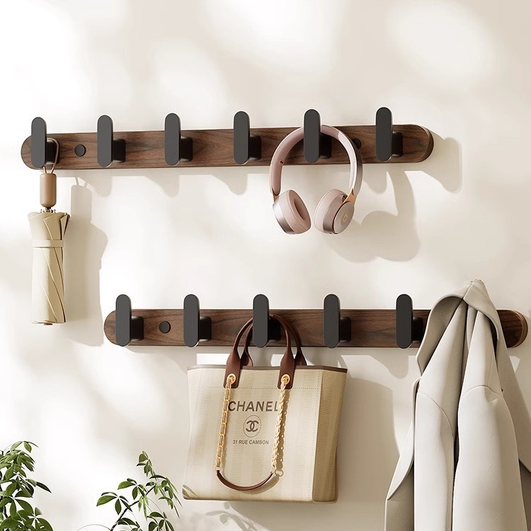 入户门挂衣钩高级壁挂墙壁打孔强力玄关墙上衣柜衣帽衣服挂钩