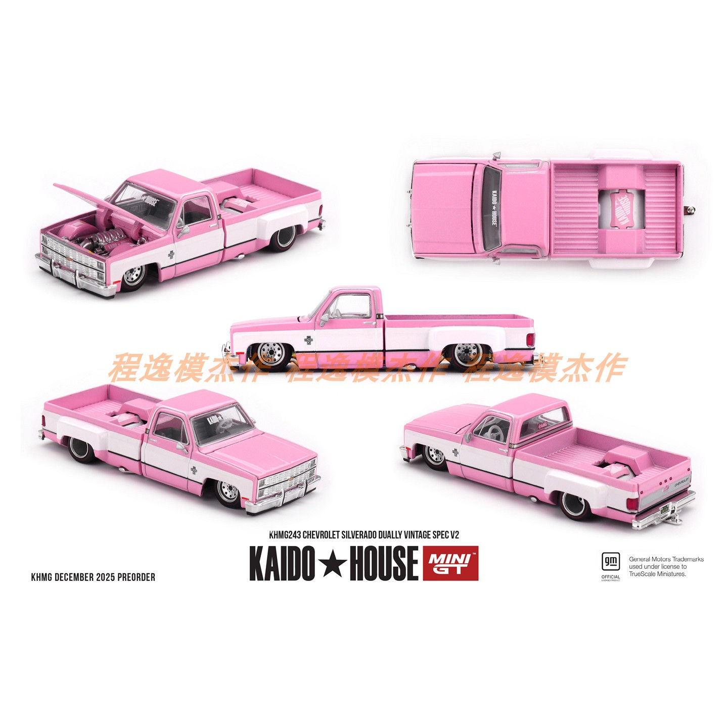 [程逸预售]Kaido MINIGT1:64 雪佛兰Silverado 复古V2合金车模243