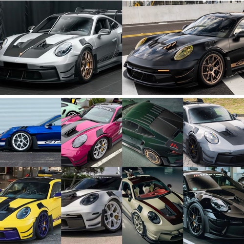 预售 HH 1:18 保时捷 911 992 GT3 RS MR 树脂车模