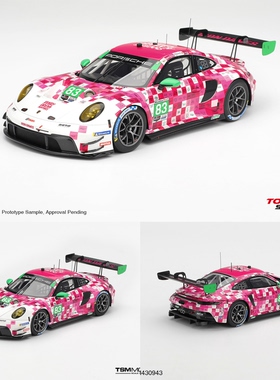 [预售]Topspeed tsm 1:18/43 保时捷 911 992 GT3 R 83# 2025车模
