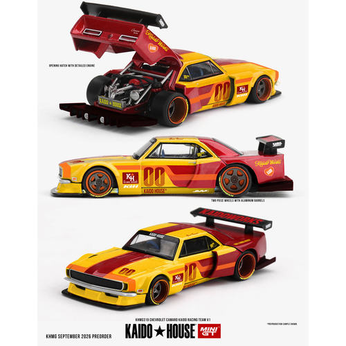 [程逸预售] Kaido MINIGT 1:64 雪佛兰 科尔维特 Camaro 合金车模
