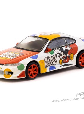 [程逸预售]TW 1:64 尼桑 VERTEX Silvia (S15) 米奇 合金车模