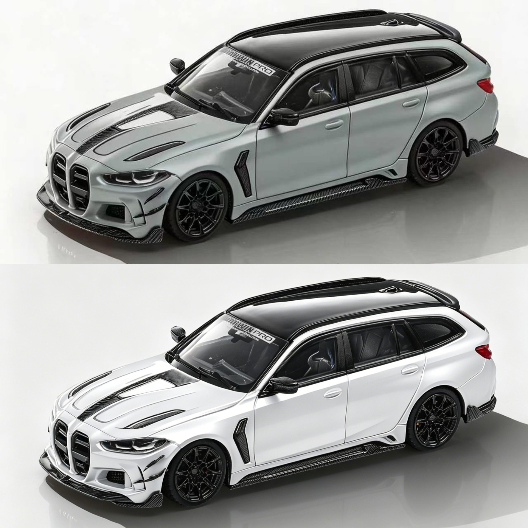 [程逸预售] Aurelia 1:64 达尔文M3 Touring Alaska 合金汽车模型 - 实物图