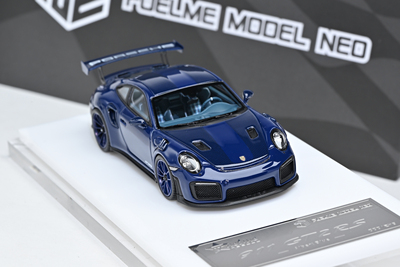 FM 1:64 保时捷 911 GT2 RS 蓝色蓝碳 树脂车模 每id限一台