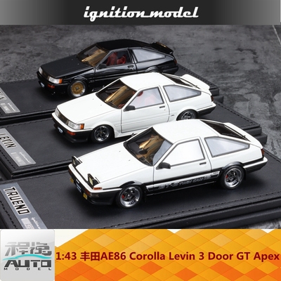 IG Ignition1:43 丰田AE86 Corolla Levin 3Door GT Apex树脂车模
