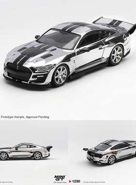 预售 MINIGT 1:64 福特谢尔比GT500 dragon snake 电镀 1230 车模