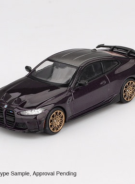 MINIGT 1:64 宝马 BMW M4 G82 紫色 合金汽车模型  1112