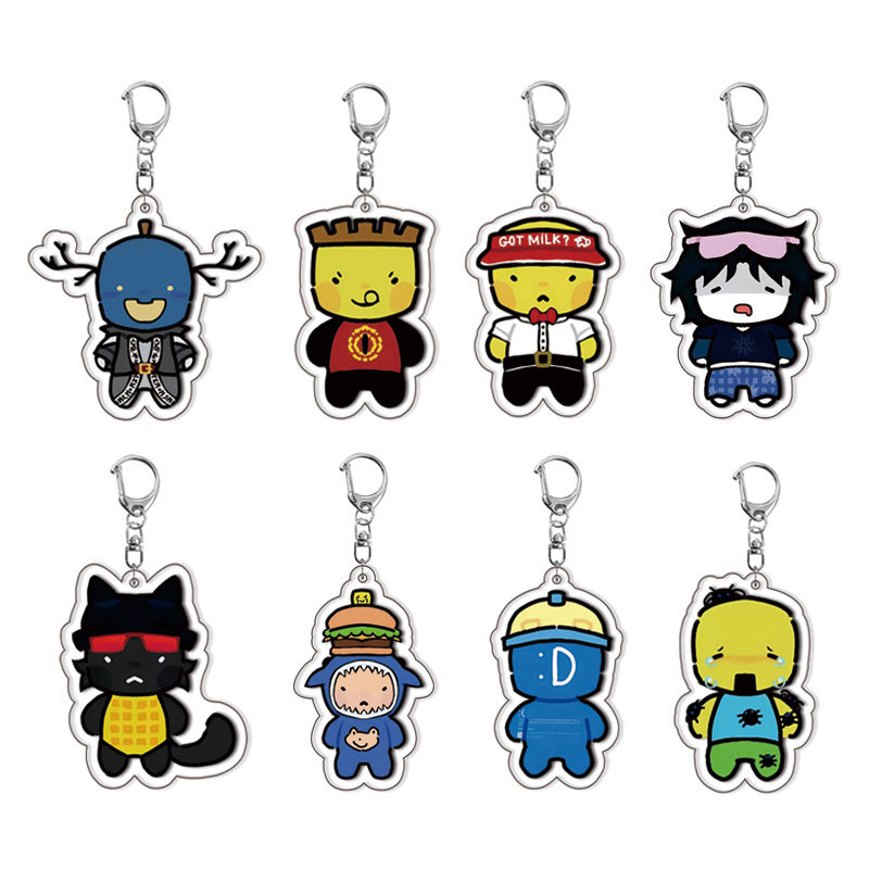 米茜大冒险谷子钥匙扣周边小众单机独立游戏夹层亚克力挂件小礼物