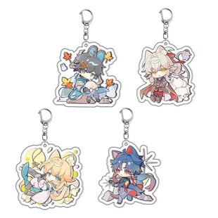 景元同人谷子周边丹恒刃二次元游戏卡通亚克力双面挂件挂饰钥匙扣