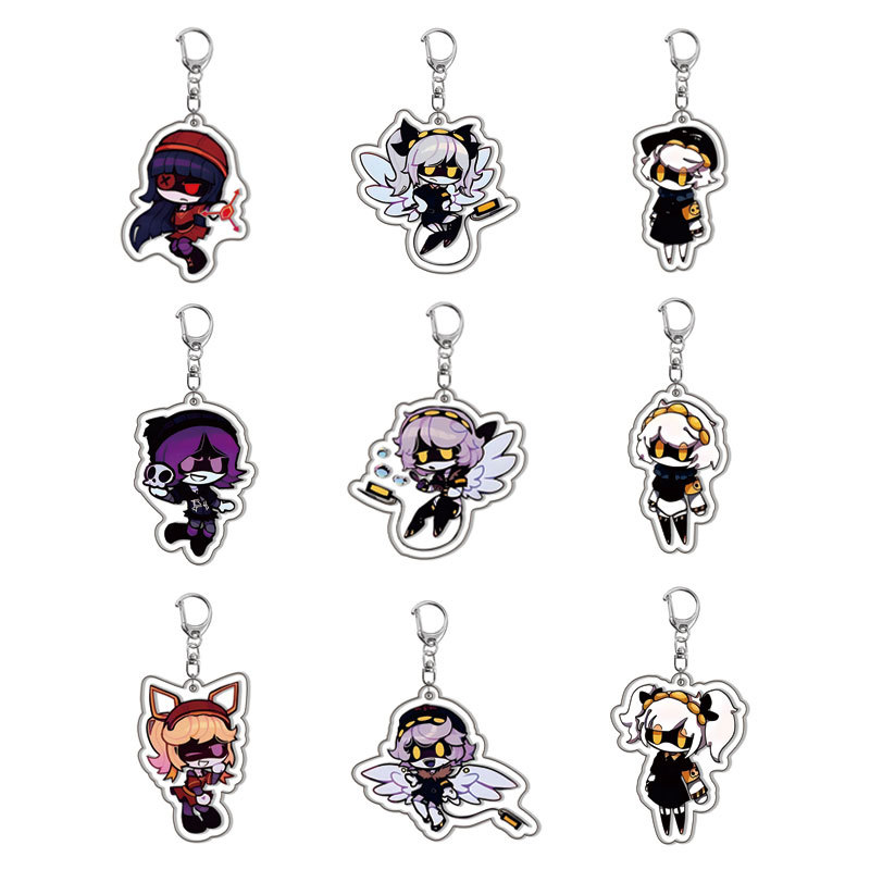 无机杀手钥匙扣动漫周边N V uzi J Doll二次元背包挂件谷子礼物