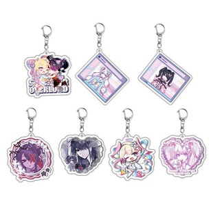 主播女孩重度依赖谷子钥匙扣二次元游戏周边夹层亚克力挂件小礼物