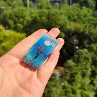 马尔代夫阿丽拉文创鲸鲨货币冰箱贴超美亚克力周边纪念品伴手礼物