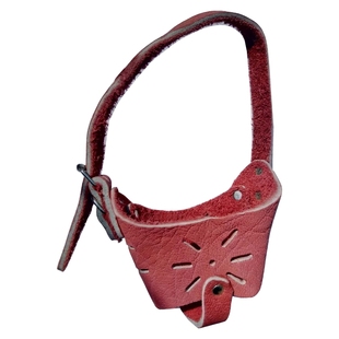 头层牛皮狗嘴套中型犬大型犬狗口罩防咬防叫器大型犬止吠器防乱吃