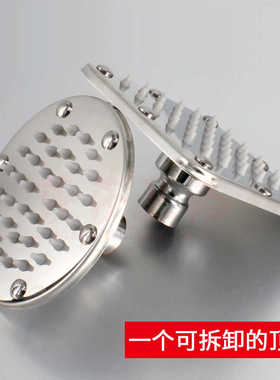 花洒喷头淋浴莲蓬头家用顶喷花洒单头不锈钢可拆卸拆洗大喷头淋雨