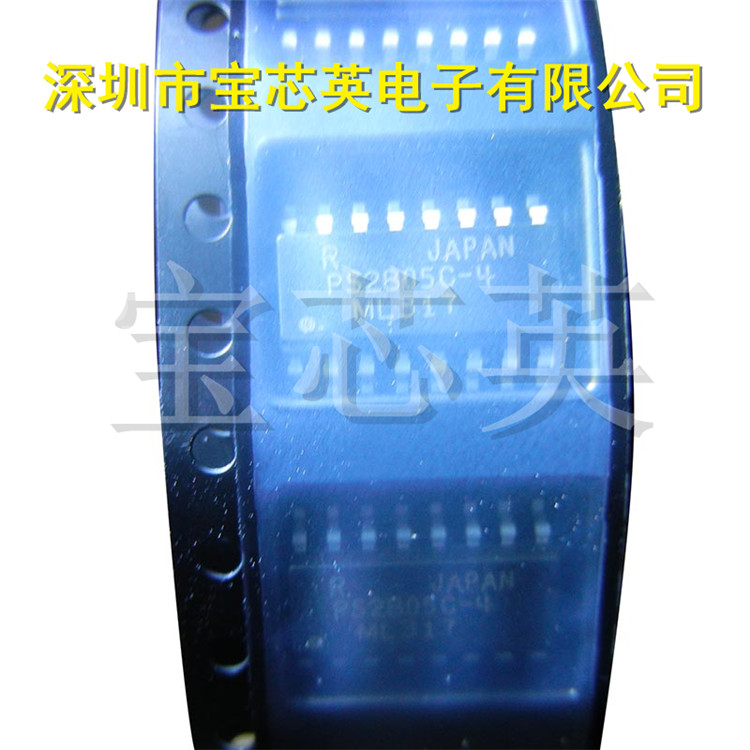 PS2805C-4-F3-A 丝印:PS2805C-4 光电耦合器半导体 IC芯片 SOP16