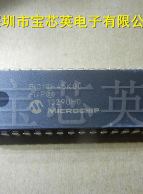 PIC18F45K80-I/P微控制处理器 半导体 IC芯片 直插 DOP40