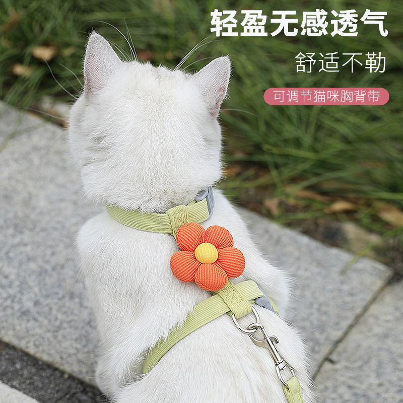 猫咪牵引绳可调节遛猫绳子可爱幼猫外出专用胸背带小型犬宠物用品,宠物/宠物食品及用品,猫牵引绳,淘宝优惠券,粉丝福利购,淘宝优惠卷