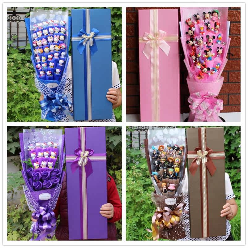 hello kitty Ha myself kt Hello Kitty comic Doll Cartoon Bouquet of flowers Valentine's Day girl student originality giftin the Flower delivery/Flowers simulation/Plants gardening , Cartoon flower/Chocolate Flower (New) , Cartoon flower  category - from Buy2taobao.com to provide professional Taobao agent buy service