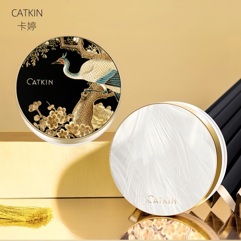 卡婷金雀点翠轻烟蜜粉定妆粉散粉持久控油遮瑕防水汗提亮轻薄粉饼