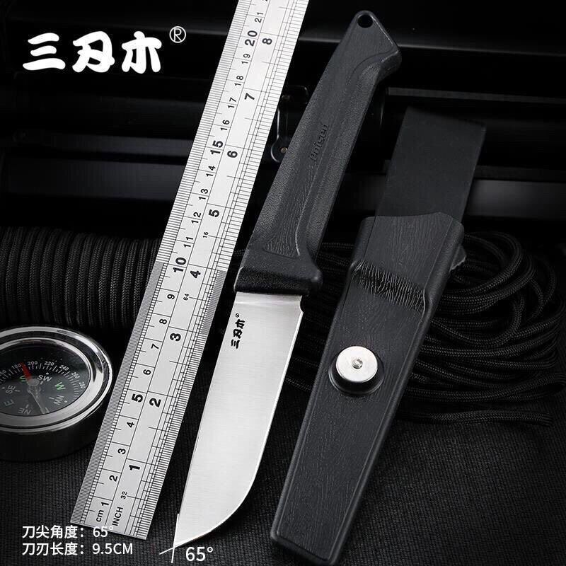 三刃木S708户外刀战术特战小直刀防身随身刀具野外求生小刀