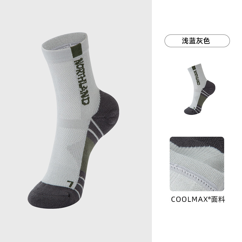 诺诗兰低帮徒步袜25新款女耐磨透气抑菌户外运动跑步袜NSCFH2005S
