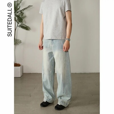 ALLFIT阔腿弯刀立体剪裁蓝牛