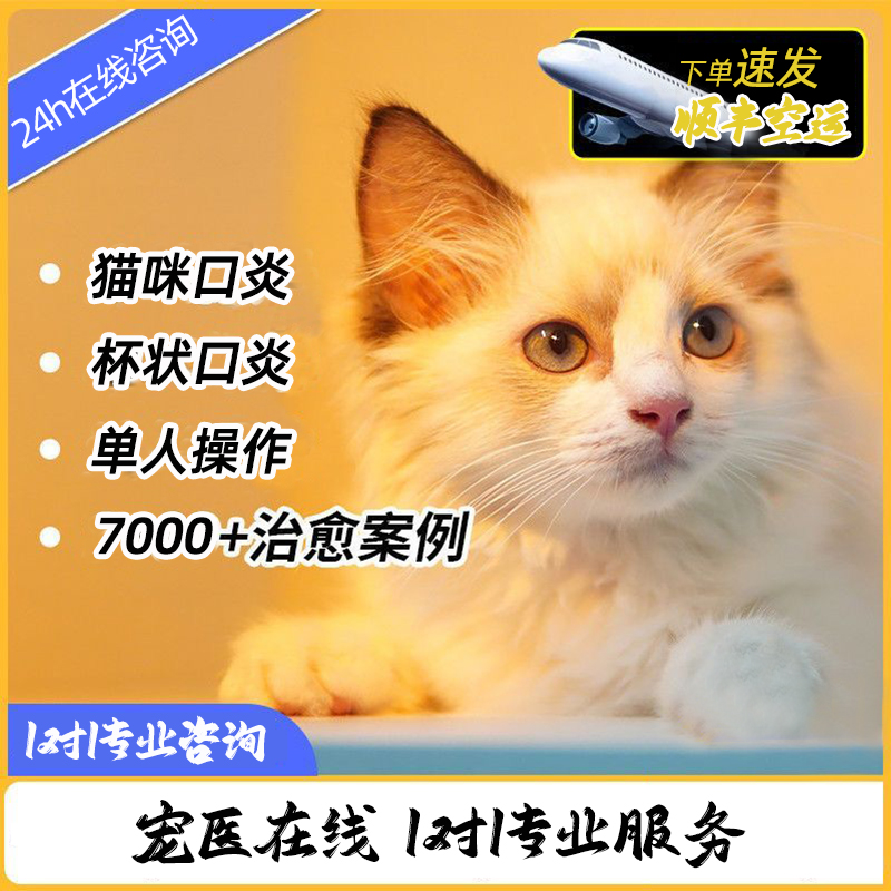 猫口炎口服药杯状病毒胶囊片剂猫咪正品