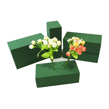 加强型鲜花泥吸水强泡沫花泥干花花篮花店用品干湿两用优质插花泥