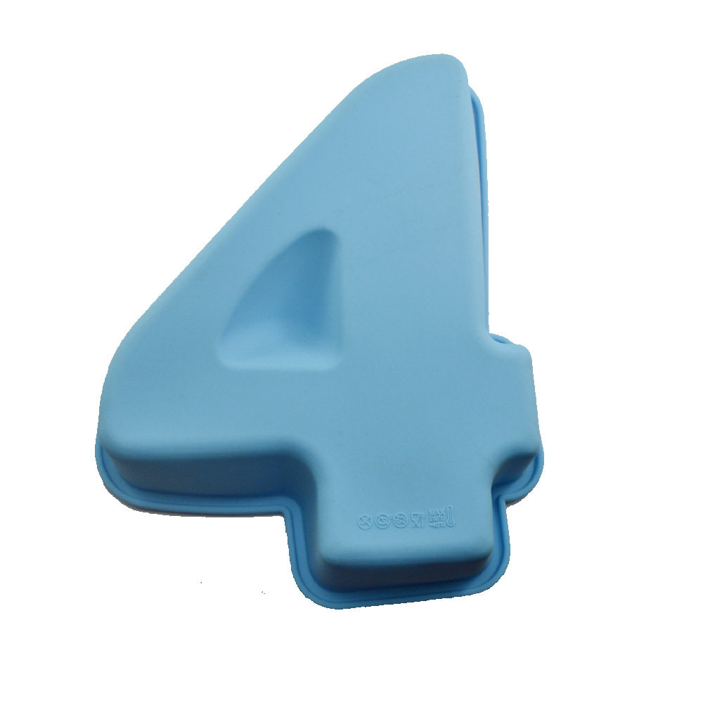 微波炉数字生日蛋糕硅胶模具