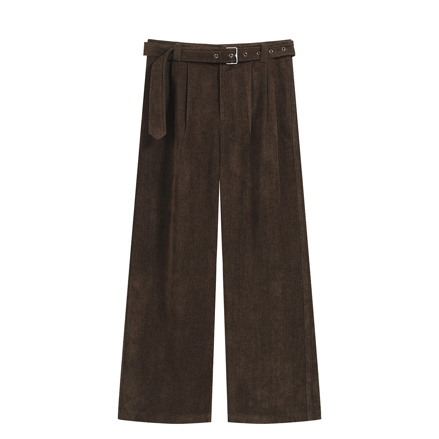 SoleMass「飘带褶」RibbonPleats褶皱阔腿裤棕色男女宽松飘带西裤,男装,休闲裤,淘宝优惠券,粉丝福利购,淘宝优惠卷