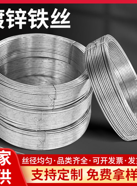 防锈镀锌铁丝家用铁线丝手工DIY扎丝挂窗帘晾衣绳8/14细软铁丝线